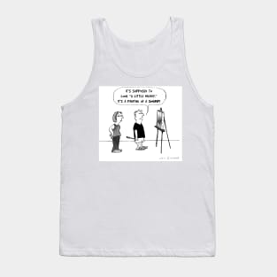 Funny Artist Cartoon | A Little Muddy Tank Top